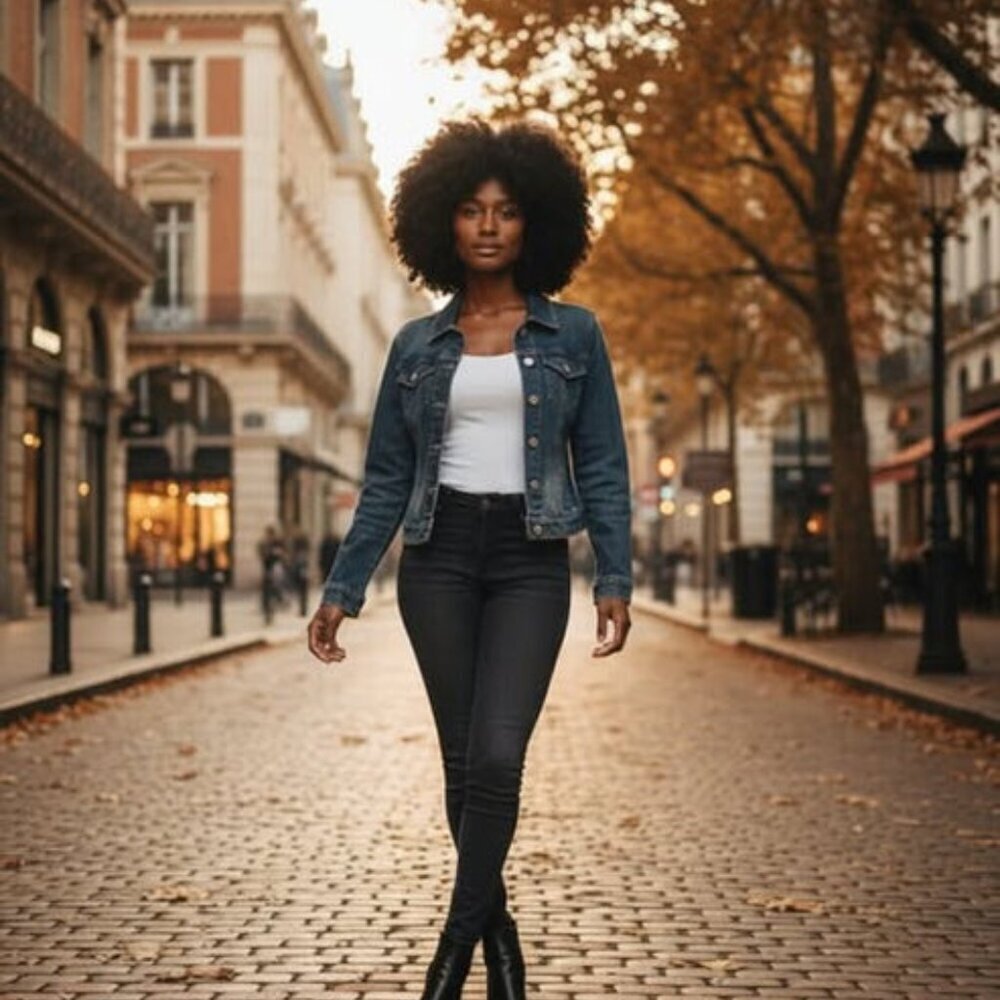 DISTRESS JEAN JACKET
